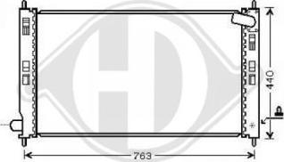 Diederichs DCM2527 - Radiators, Motora dzesēšanas sistēma ps1.lv