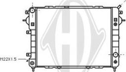 Diederichs DCM2573 - Radiators, Motora dzesēšanas sistēma ps1.lv