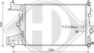 Diederichs DCM2695 - Radiators, Motora dzesēšanas sistēma ps1.lv