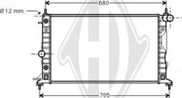 Diederichs DCM2646 - Radiators, Motora dzesēšanas sistēma ps1.lv