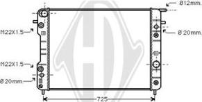 Diederichs DCM2601 - Radiators, Motora dzesēšanas sistēma ps1.lv