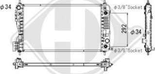 Diederichs DCM2612 - Radiators, Motora dzesēšanas sistēma ps1.lv