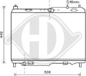 Diederichs DCM2099 - Radiators, Motora dzesēšanas sistēma ps1.lv