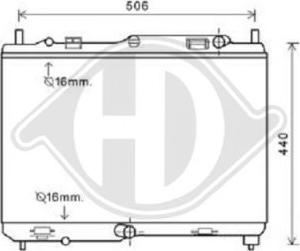 Diederichs DCM2098 - Radiators, Motora dzesēšanas sistēma ps1.lv