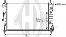 Diederichs DCM2059 - Radiators, Motora dzesēšanas sistēma ps1.lv