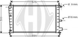 Diederichs DCM2052 - Radiators, Motora dzesēšanas sistēma ps1.lv