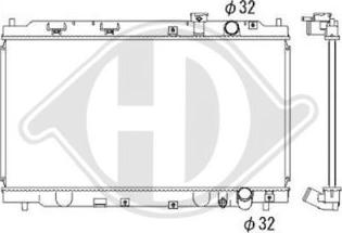 Diederichs DCM2152 - Radiators, Motora dzesēšanas sistēma ps1.lv