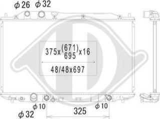Diederichs DCM2186 - Radiators, Motora dzesēšanas sistēma ps1.lv