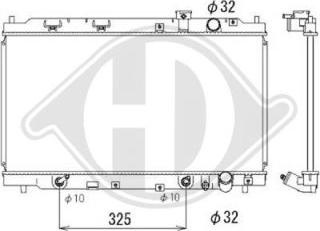 Diederichs DCM2174 - Radiators, Motora dzesēšanas sistēma ps1.lv