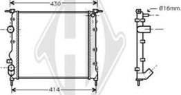 Diederichs DCM2898 - Radiators, Motora dzesēšanas sistēma ps1.lv