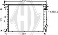 Diederichs DCM2897 - Radiators, Motora dzesēšanas sistēma ps1.lv