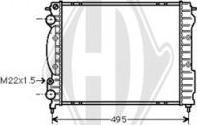 Diederichs DCM2861 - Radiators, Motora dzesēšanas sistēma ps1.lv