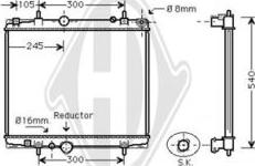 Diederichs DCM2800 - Radiators, Motora dzesēšanas sistēma ps1.lv