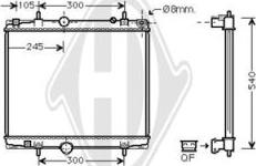 Diederichs DCM2801 - Radiators, Motora dzesēšanas sistēma ps1.lv