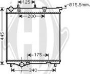 Diederichs DCM2803 - Radiators, Motora dzesēšanas sistēma ps1.lv