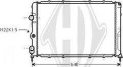 Diederichs DCM2883 - Radiators, Motora dzesēšanas sistēma ps1.lv