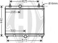 Diederichs DCM2820 - Radiators, Motora dzesēšanas sistēma ps1.lv