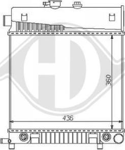 Diederichs DCM2345 - Radiators, Motora dzesēšanas sistēma ps1.lv