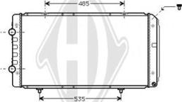 Diederichs DCM2796 - Radiators, Motora dzesēšanas sistēma ps1.lv