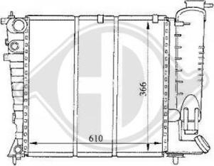 Diederichs DCM2748 - Radiators, Motora dzesēšanas sistēma ps1.lv