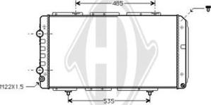 Diederichs DCM2754 - Radiators, Motora dzesēšanas sistēma ps1.lv