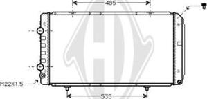 Diederichs DCM2750 - Radiators, Motora dzesēšanas sistēma ps1.lv