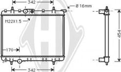 Diederichs DCM2764 - Radiators, Motora dzesēšanas sistēma ps1.lv