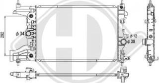 Diederichs DCM2702 - Radiators, Motora dzesēšanas sistēma ps1.lv