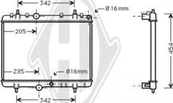 Diederichs DCM2783 - Radiators, Motora dzesēšanas sistēma ps1.lv