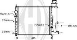 Diederichs DCM2727 - Radiators, Motora dzesēšanas sistēma ps1.lv