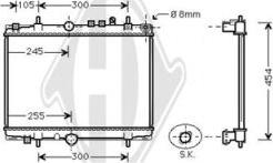 Diederichs DCM2770 - Radiators, Motora dzesēšanas sistēma ps1.lv