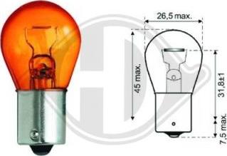 Diederichs LID10048 - Kvēlspuldze, Pagriezienu signāla lukturis ps1.lv