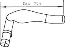 Dinex 48121 - Izplūdes caurule ps1.lv