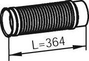 Dinex 48233 - Izplūdes caurule ps1.lv