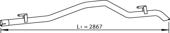 Dinex 53700 - Izplūdes caurule ps1.lv