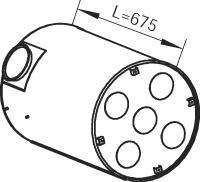 Dinex 80451 - Vidējais izpl. gāzu trokšņa slāpētājs ps1.lv
