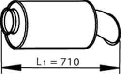 Dinex 81718 - Izplūdes gāzu trokšņa slāpētājs (pēdējais) ps1.lv