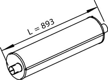 Dinex 28342 - Vidējais izpl. gāzu trokšņa slāpētājs ps1.lv
