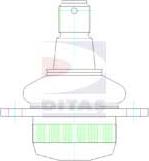Ditas A1-966 - Balst / Virzošais šarnīrs ps1.lv