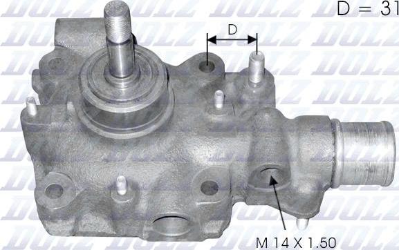 DOLZ B114 - Ūdenssūknis ps1.lv