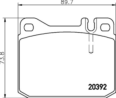 DON PCP1694 - Bremžu uzliku kompl., Disku bremzes ps1.lv