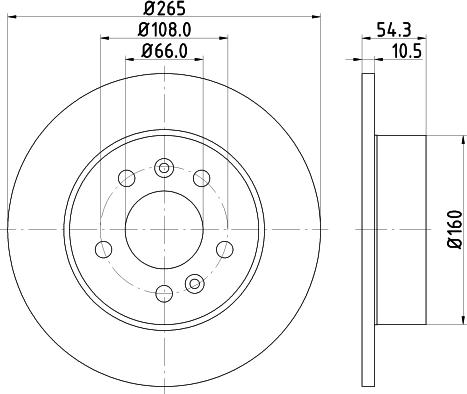 DON PCD14422 - Bremžu diski ps1.lv