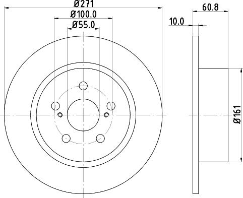 DON PCD14832 - Bremžu diski ps1.lv