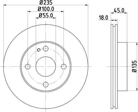 DON PCD14702 - Bremžu diski ps1.lv