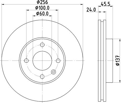 DON PCD15902 - Bremžu diski ps1.lv