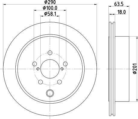 DON PCD15442 - Bremžu diski ps1.lv