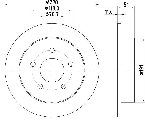 DON PCD15872 - Bremžu diski ps1.lv