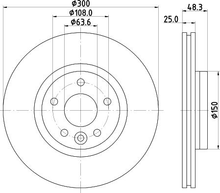 DON PCD15792 - Bremžu diski ps1.lv