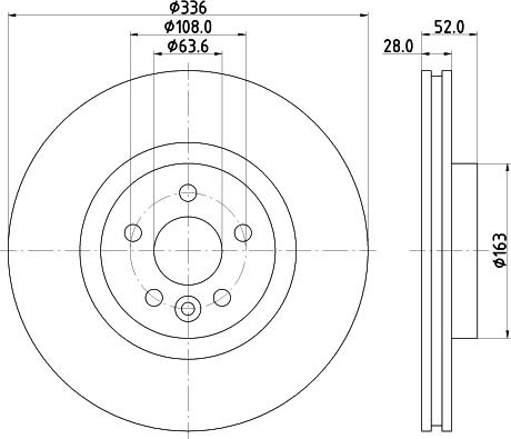 DON PCD15781 - Bremžu diski ps1.lv