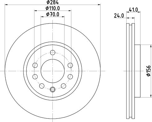 DON PCD16232 - Bremžu diski ps1.lv